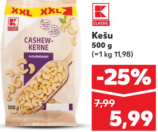 K-Classic Kešu natur