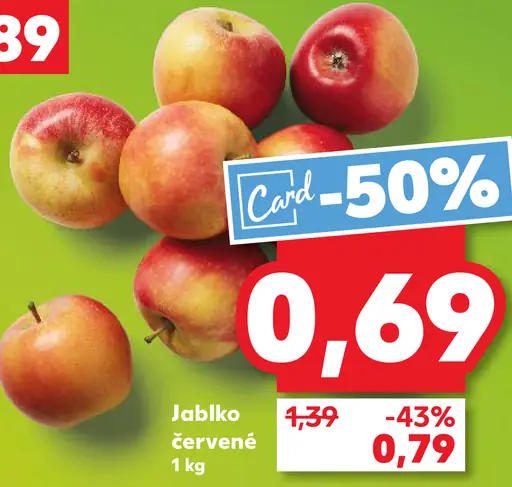 Jablko červené