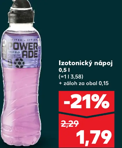 Powerade iontový nápoj