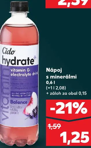 Cido Hydrate nápoj s minerálmi