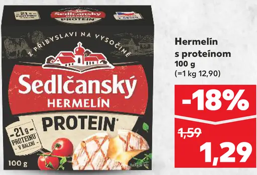 Sedlčanský Protein hermelín