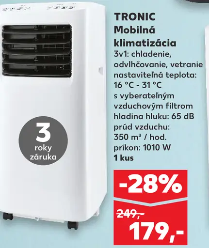 Tronic mobilná klimatizácia