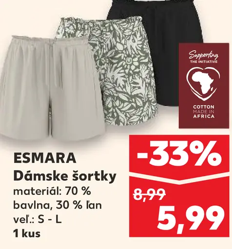 Esmara Dámske šortky