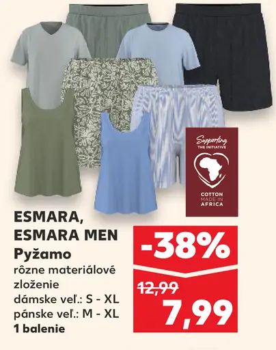 Esmara, Esmara Men pyžamo dámske alebo pánske