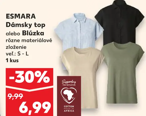 Esmara dámsky top alebo blúzka
