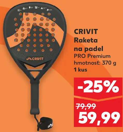 Crivit raketa na padel Pro Premium