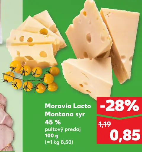 Moravia Lacto Montana syr 45 %