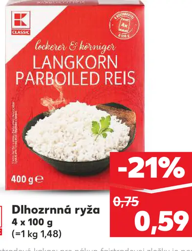 K-Classic dlhozrnná ryža