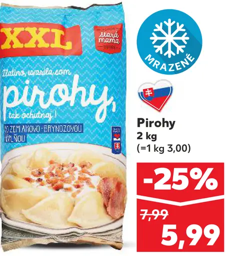 K Classic Pirohy mrazené