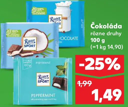 Ritter Sport čokoláda
