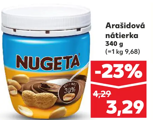 Nugeta Arašidová nátierka
