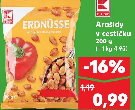 K-Classic Arašídy v cestíčku