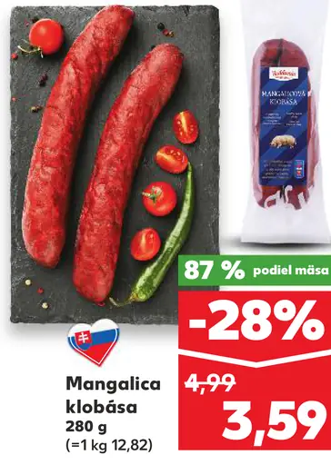 K-Classic Mangalica klobása