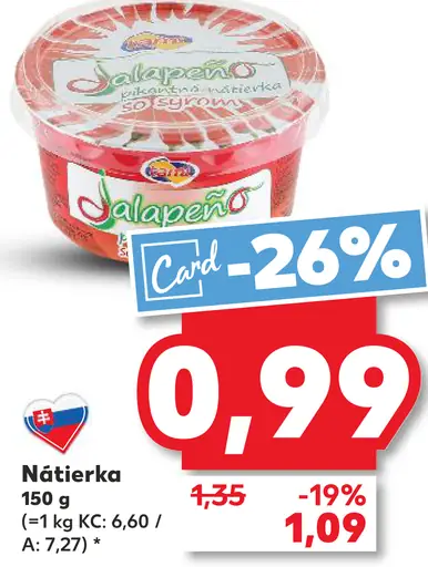 K-Classic Nátierka Jalapeño