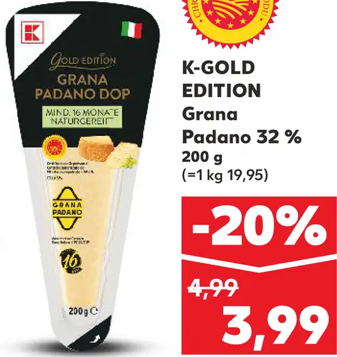 K-Classic K-Gold Edition Grana Padano 32 %