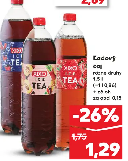 Xixo Ľadový čaj plechovka