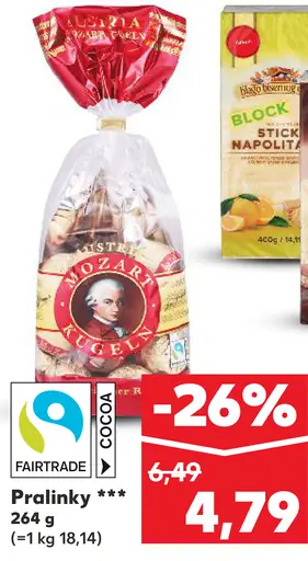Mozart Kugeln pralinky