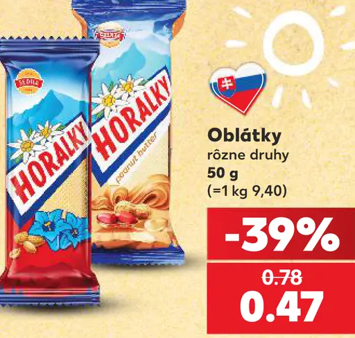 Horalky Oblátky