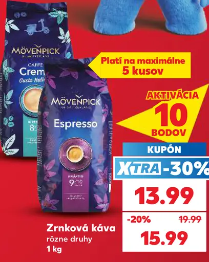 Mövenpick Káva zrnková espresso