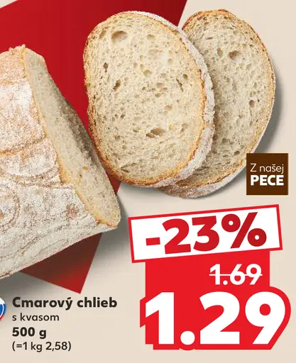 Cmarový chlieb s kváskom