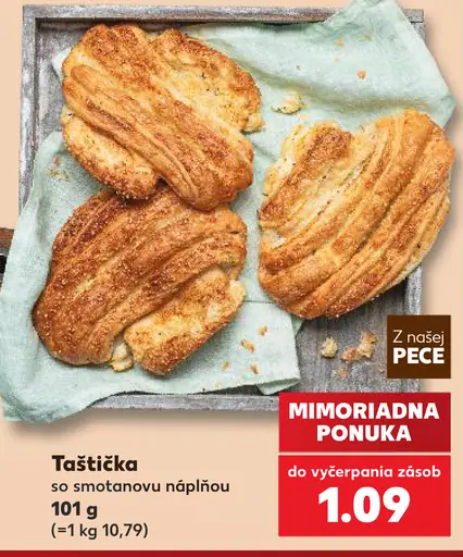Taštička so smotanovou náplňou