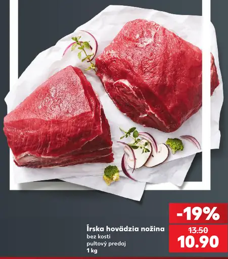 Írska hovädzia nožina bez kosti