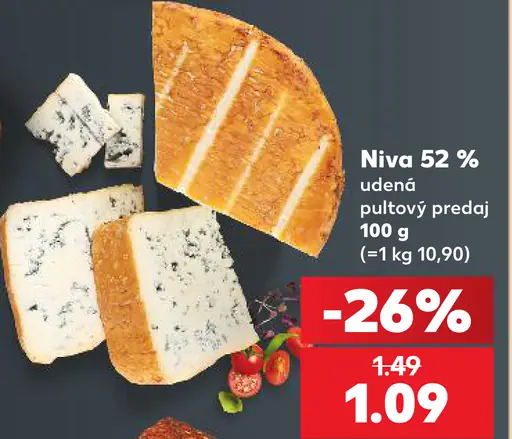 Niva údená syr 52 %