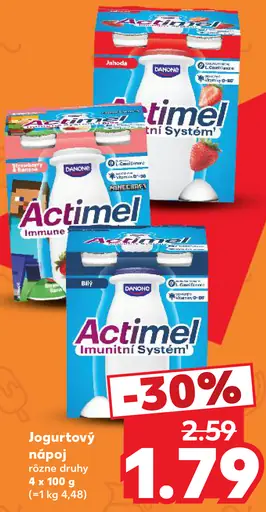 Danone Actimel Imunitní systém jogurtový nápoj