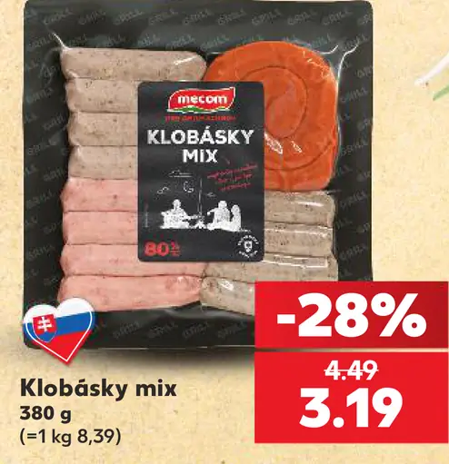 Klobásky mix