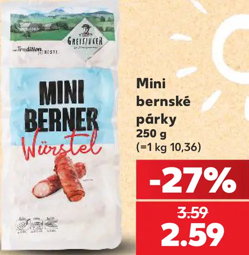 Mini Bernské párky