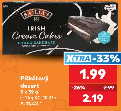 Baileys piškótový dezert