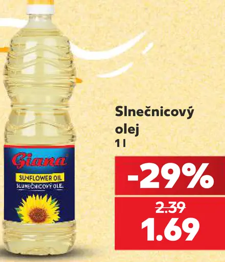 Giana Slnečnicový olej