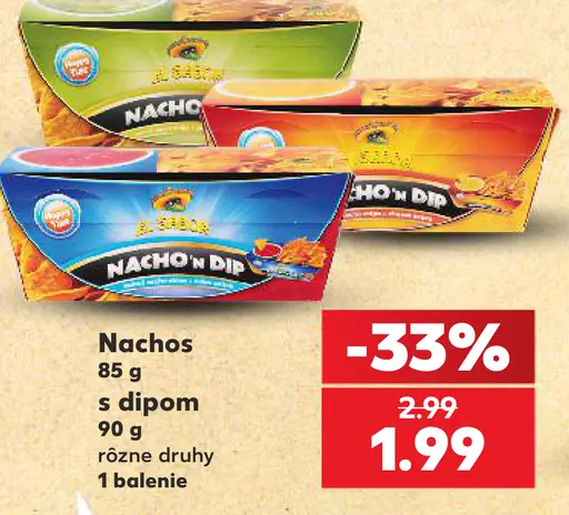 Nachos s dipom