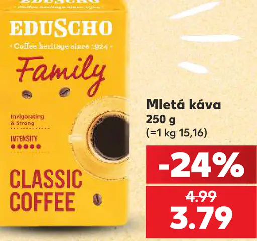 Eduscho Family mletá káva