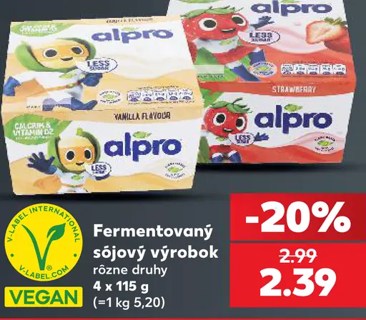 Alpro Natural fermentovaný sójový výrobok