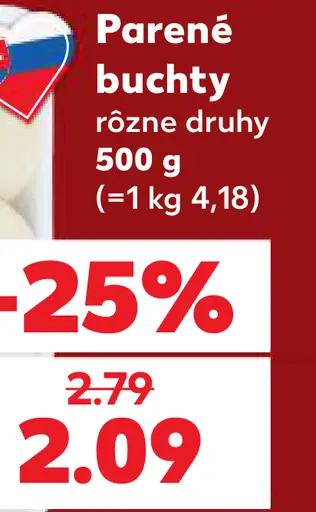 Parené buchty rôzne druhy