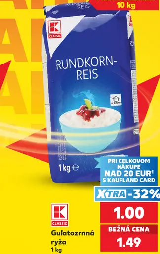 K-Classic Gulatozrnná ryža