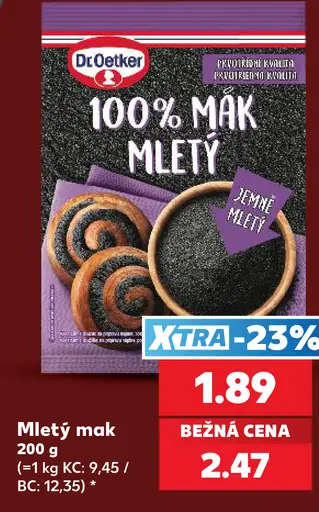 Dr.Oetker mletý mak