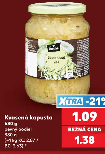 K-Bio Kyslá kapusta