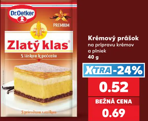 Dr. Oetker Zlatý klas krémový prášok na prípravu krémov a pien