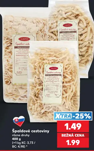 Špaldové cestoviny