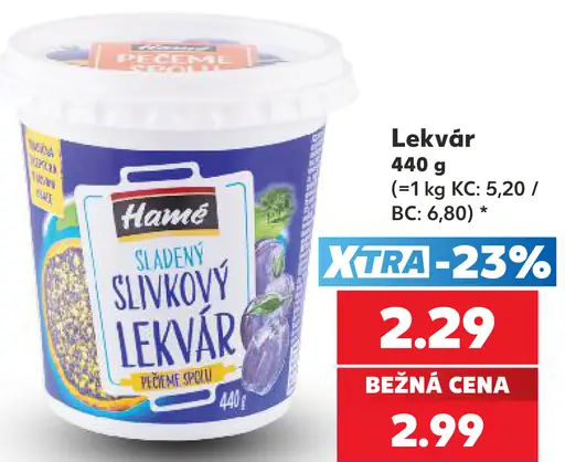 Hamé slivkový lekvár