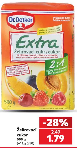 Dr. Oetker extra želírovací cukor 2 : 1