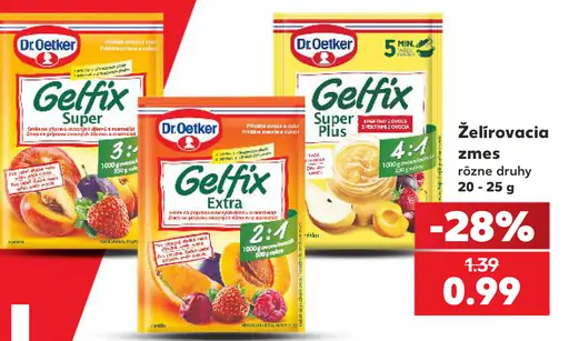 Dr. Oetker Gelfix Super želírovacia zmes