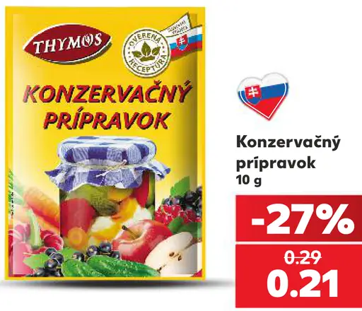 Thymos Konzervačný prípravok