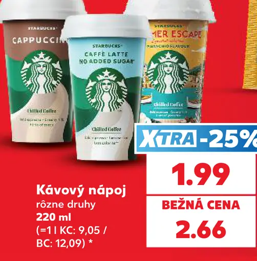 Starbucks kávový nápoj
