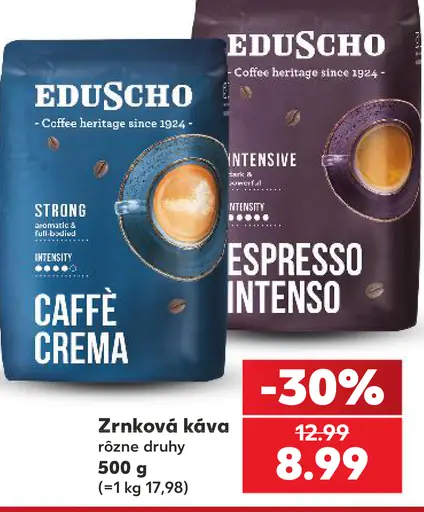 Eduscho Caffè Crema zrnková káva