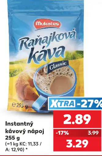 Mukaté Instantný kávový nápoj