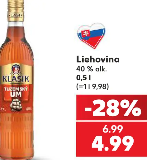 Klasik tuzemský rum liehovina