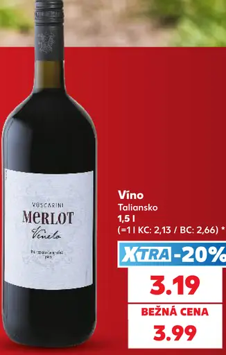 Voscarini Merlot Veneto víno